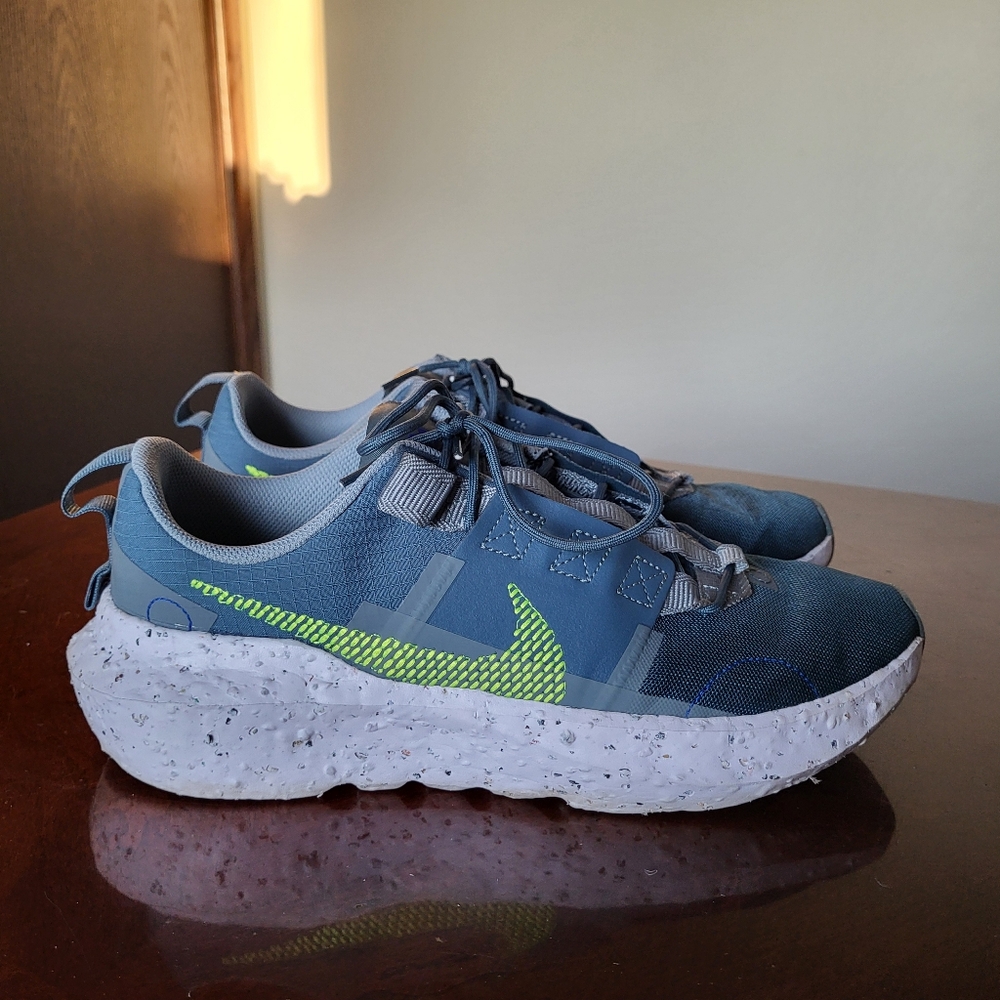 Men's Nike Crater Impact SE Ash Green Volt 2022 Sneakers DJ6308-002 Size 10.5 - Picture 3 of 10